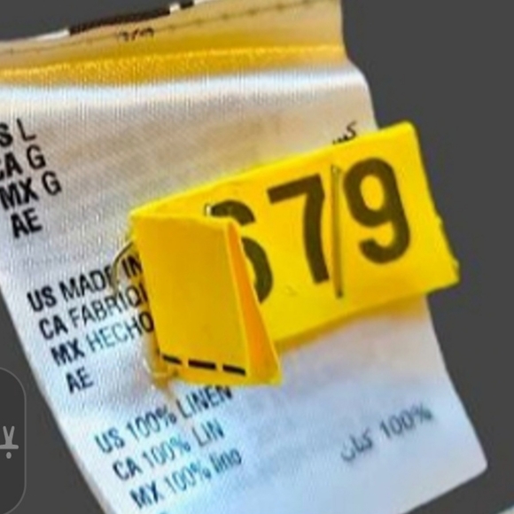 Mens long-sleeved Linen Shirt - Picture 8 of 9